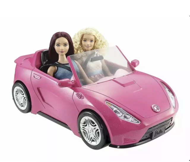 Barbie Glam Convertible Doll Vehicle 2 Seats Sparkling pink - Barbie car