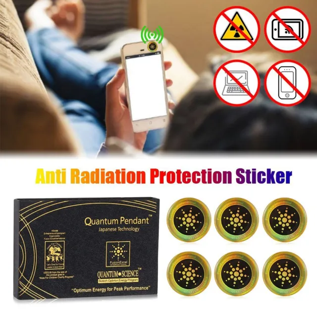 Quantum Shield Gold/Siver EMF Protector Anti Radiation Protection Sticker