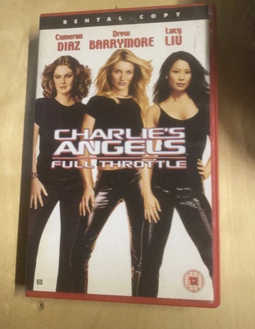 CHARLIES ANGELS FULL Throttle VHS Video Big Box Ex Rental £10.19 ...