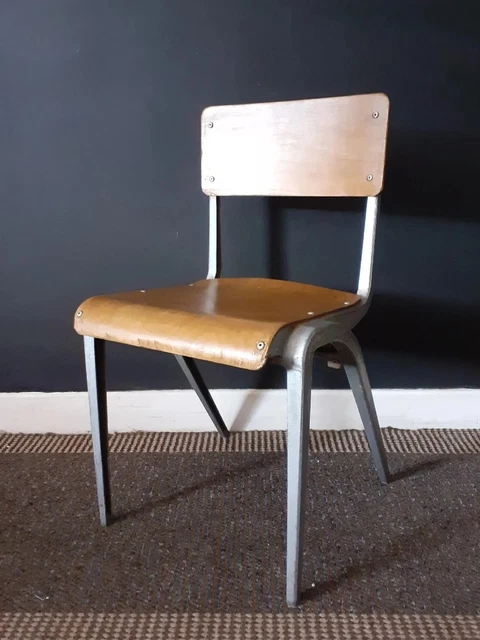 1950s James Leonard Esavian ESA Stacking School/Childs Chair