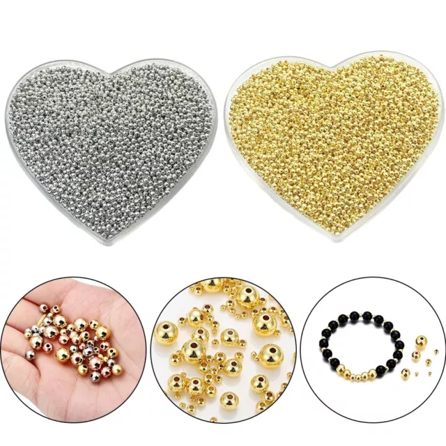 Perles d'espacement hypoallergéniques premium pour bracelets et colliers 100 pi