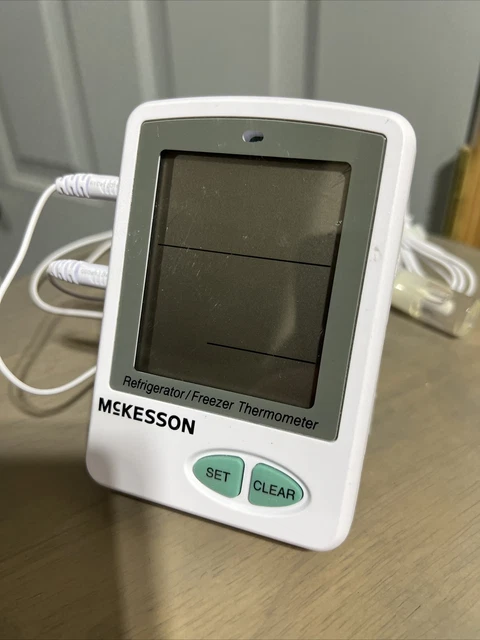 McKesson Datalogging Refrigerator / Freezer Thermometer, Digital Display, -58...