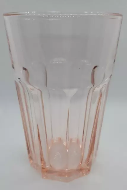 IKEA Pink Pokal Drinking Glass #17278 Tempered Glass