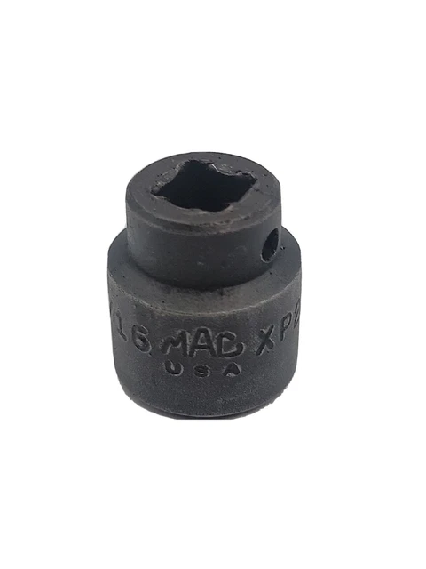 Mac Tools USA 11/16" SAE Impact Socket 6 Point 3/8" Drive XP226 Made in USA