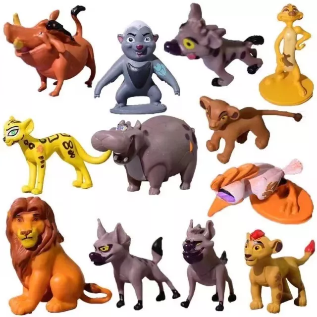 Der König Löwen 12 Stück PVC Figur Kinderspielzeug Simbadin Timon Pumbaa 5cm