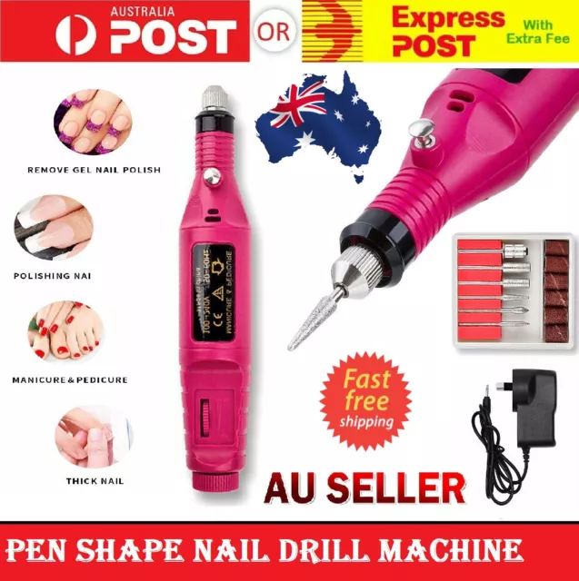 Electric Nail Drill Bits File Tool Machine Acrylic Manicure Art Pen Care Shaper