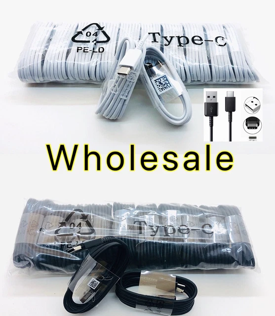 BULK LOT USBC Type C Cable For Samsung S10 S20 Fast Charger Charging
