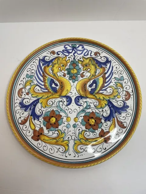 deruta italian pottery plate