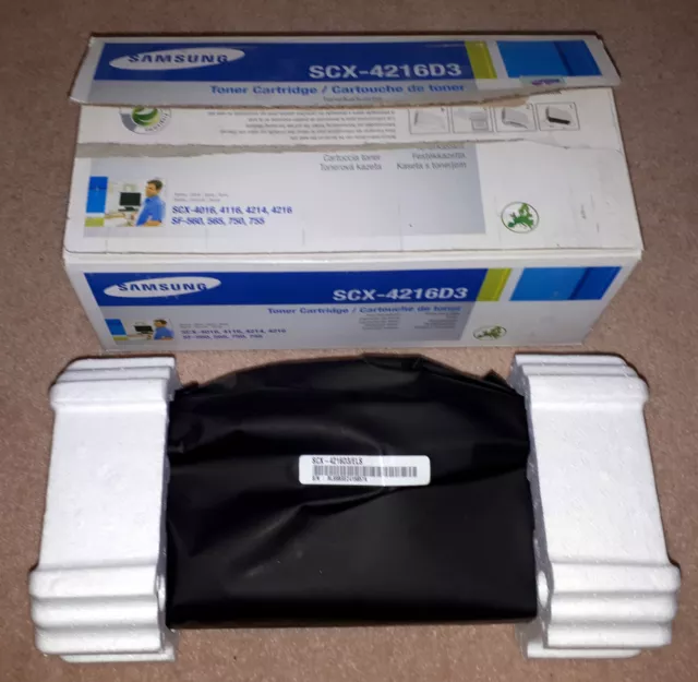 Original Samsung SCX-4216D3 Printer Toner Cartridge Sealed in Original Bag