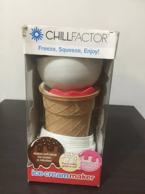 chill factor ice cream maker 2013 old new in box