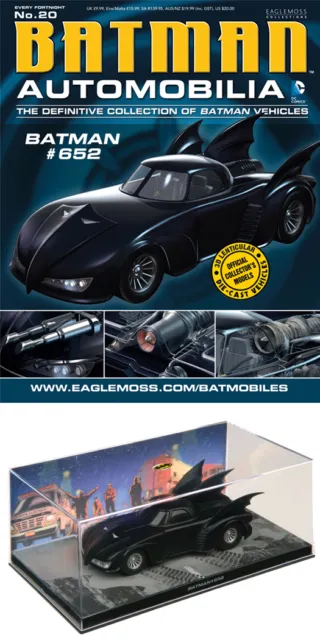 Batmobile Automobilia #20 Batman 652 Eaglemoss w/ Magazine ~ Don Kramer Art