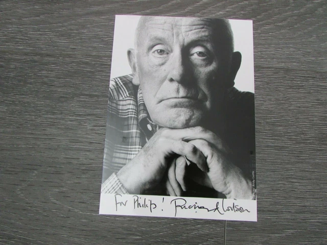 Richard Wilson One Foot in the Grave Comedian Original Hand Signed Photo