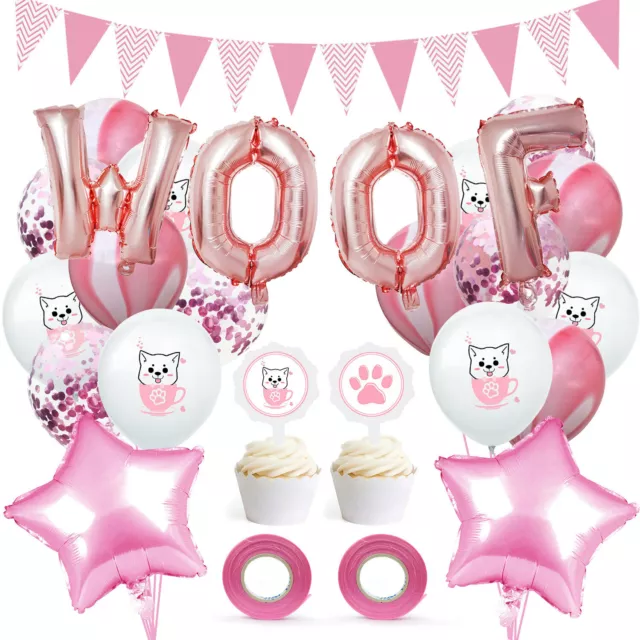 Dog Birthday Party Balloons Party Decoration Party Decoration Set 28 Piece