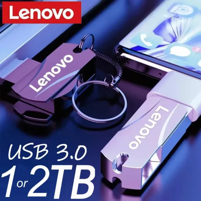 GENUINE Lenovo Metal Flash Drive USB 3.0 BLAZING SPEED MASSIVE STORAGE 1TB & 2TB