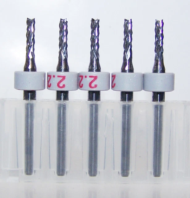 (5) - 2.20mm (.0866")  DIAMOND-CUT CARBIDE ROUTER BURRS, FT 1100B0866A255C1 SALE