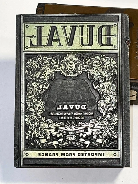 Ancienne Plaque Matrice Imprimerie Publicitaire Manufrance Vélo – Cuivre Et Plomb, France