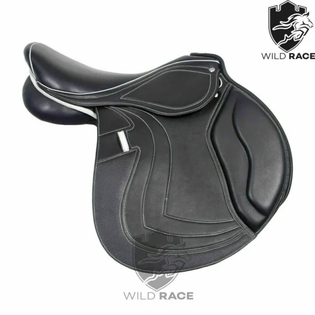 WILDRACE Jumping Cuir Selle Change Gullets