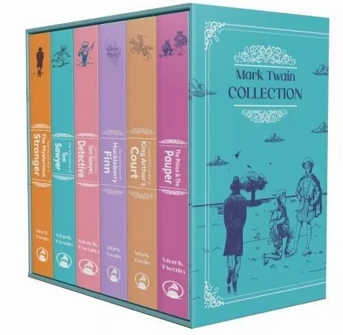 The Mark Twain 6 Books Hardback Collection Box Set The Adventures of Tom Sawyer