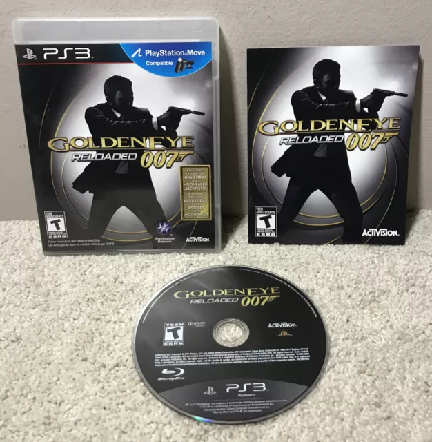 GOLDENEYE 007 RELOADED PS3 (Sony PlayStation 3, 2011) CIB Tested