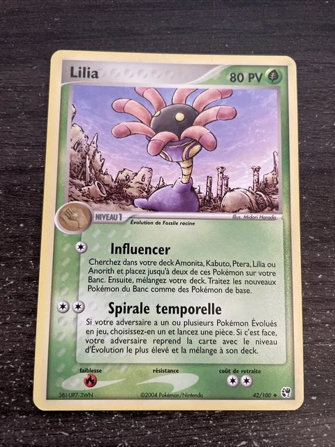 Lilia Unco - Pokemon 42/100 Ex Sandstorm Close To New Fr