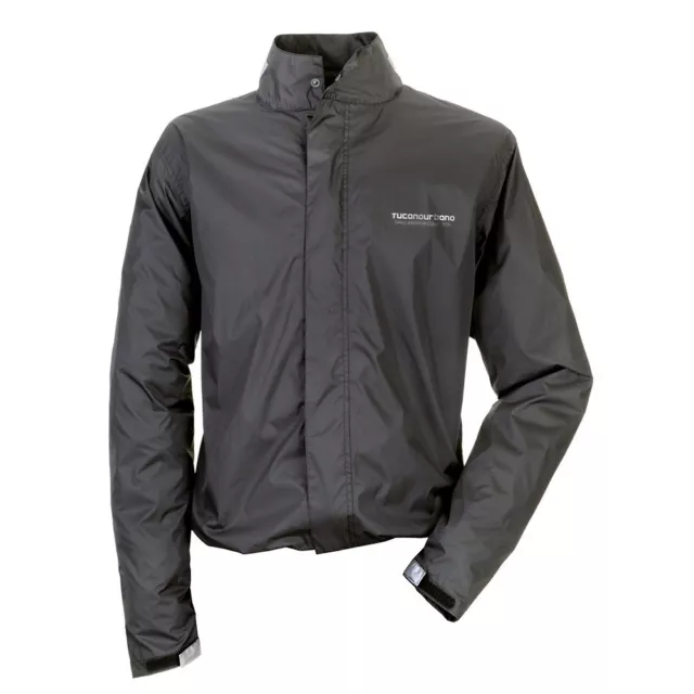 Giacca Antipioggia Nera Nano Rain Jacket Plus Tucano Urbano Tg M