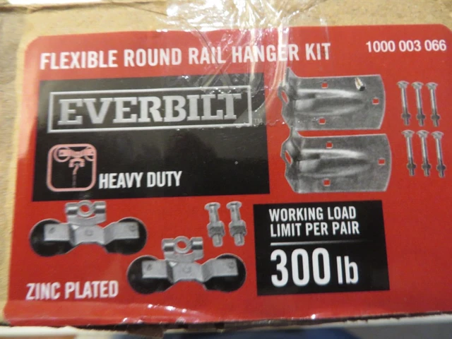 Everbilt  Zinc-Plated Round Rail Door Strap Barn Door Hanger 1000-003-066