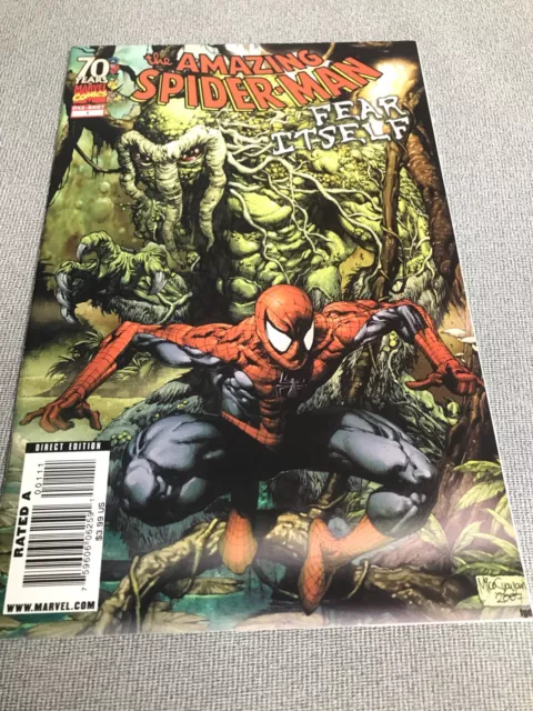 THE AMAZING SPIDER-MAN #1 (9.6-9.8) One Shot Fear Itself-Swamp Thing