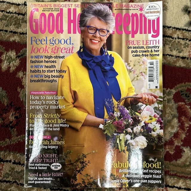 GOOD HOUSEKEEPING MAGAZINE October 2022 Prue Leith 13.29 PicClick