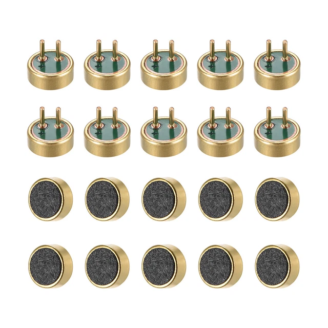 38dB Electret Microphone 4mx1.5mm Cylindrique Condenseur MIC Broches pour 20Pcs