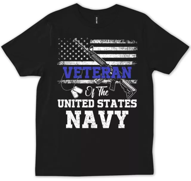 Navy US Military Patriotic Tee Veterans Day Independence Gift Shirt T-shirt