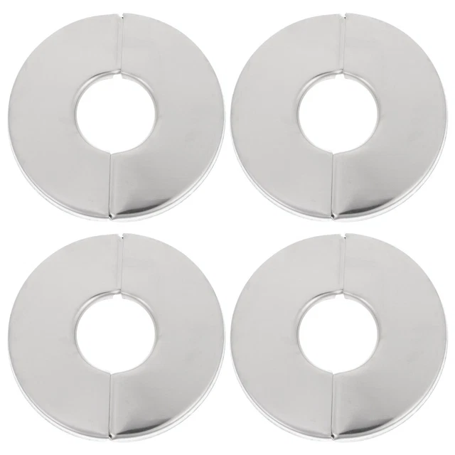 4 Pcs Cover Round Hole Pipe Cover Plumbing Cover Plates Wall-mounted