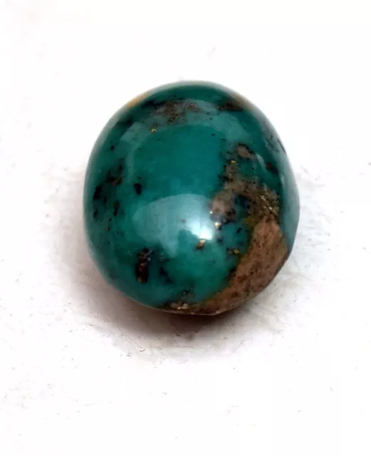 Natural Blue Bisbee Turquoise 38.65 Ct Oval Cabochon Certified Loose Gemstone 2