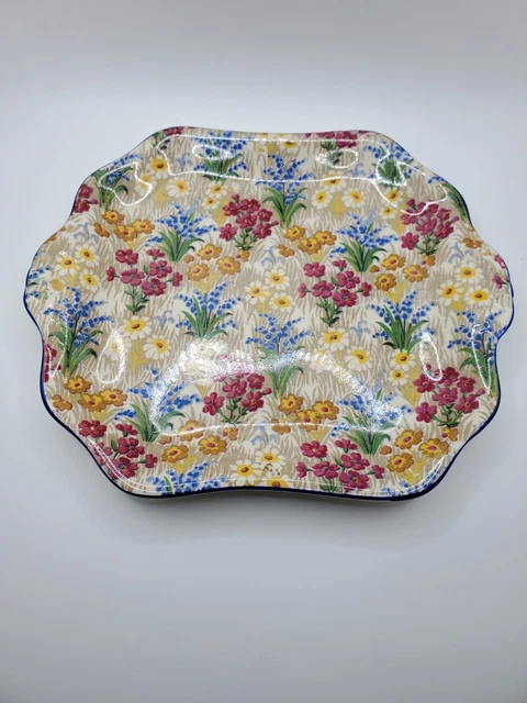 Vintage Royal Winton Grimwades Chintz MARGUERITE 9" Serving Plate c1928