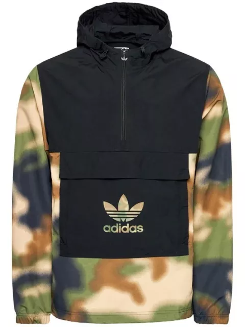Veste Coupe-vent Camouflage Adidas Adicolor Neuf Taille S