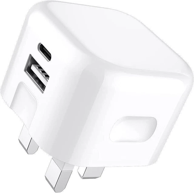 For iPhone 14 13 12 11 Pro XR XS Fast Charging 20W USB-C PD Plug Charger Cable