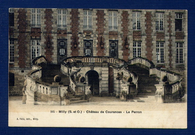 ***Milly (S. et O.) - Château de Courances - Le Perron *** CPA 0164
