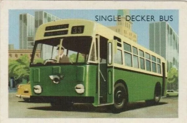 Australian Transport Trade card: #277 Auto Sydney Single Decker Bus