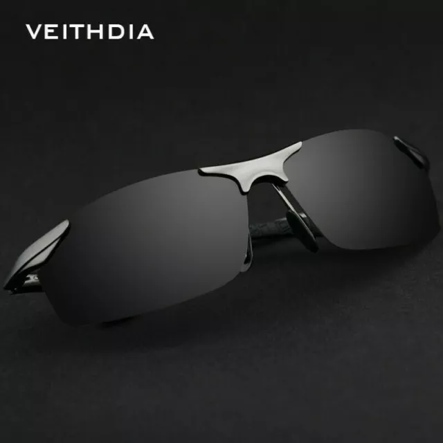 Aluminum Magnesium Mens Polarized Sunglasses UV400 Sport Glasses Driving Eyewear