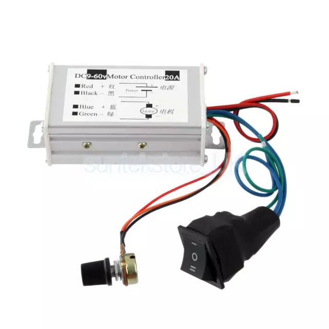 DC SoftStart Reversible Motor Speed Control PWM Controller