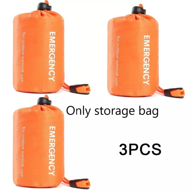 3 Paquet Urgence Sac de Couchage Thermique Extérieur Survie Randonnée Camping