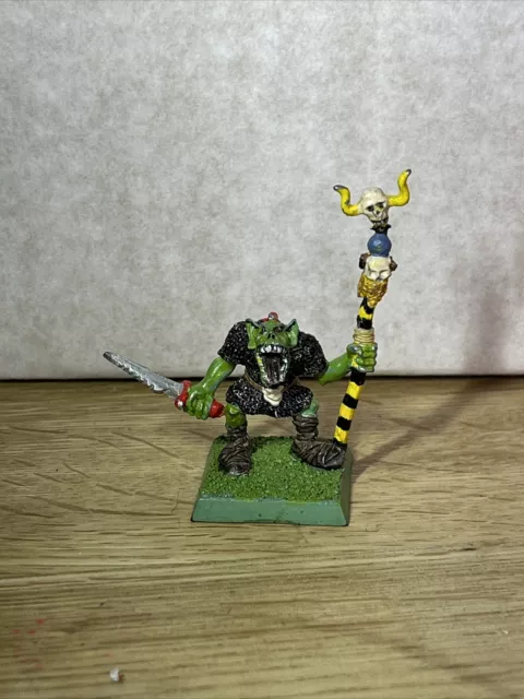 Orc Screaming Standard Bearer Orc1 Metal 80's Oldhammer Citadel