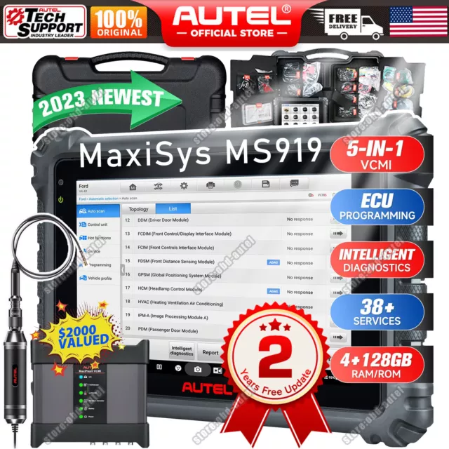 2024 Autel MaxiSys MS919 as Ultra VCMI Auto Diagnostic Tool Scanner programming