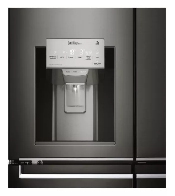 LG GF-D708BSL 708 LT French Door Black Fridge Led Smart ThinQ™ Wi-Fi RPP: $2999 2