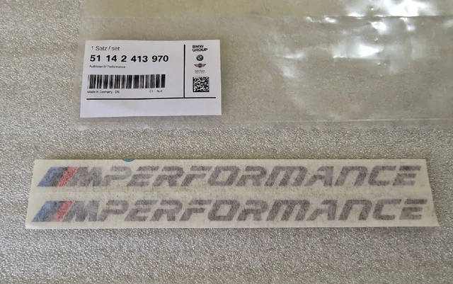 BMW GENUINE M Performance Sticker Set Exterior Car Styling 51142413970 ...