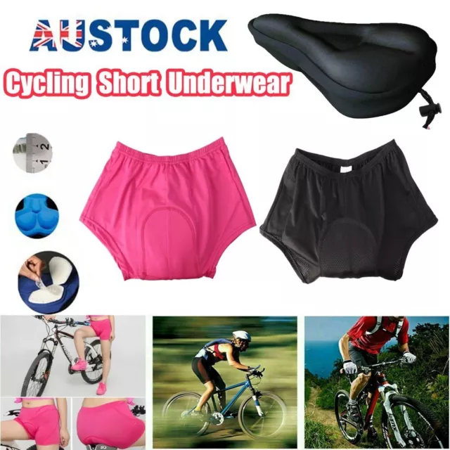 Women Men Cycling Bike Bicycle SporTK Shorts Underwear 3D Padded Short Pants