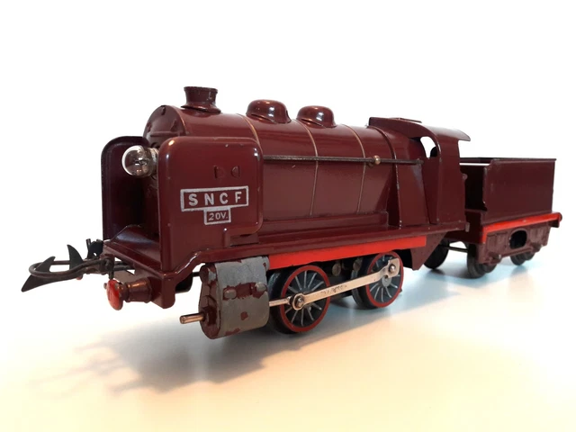 SERIES HORNBY LOCOMOTIVE MECANIQUE A VAPEUR 2528 avec clé et 2