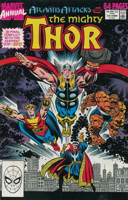Thor Annual #14 FN; Marvel | Atlantis Attacks Doctor Strange - we combine shippi