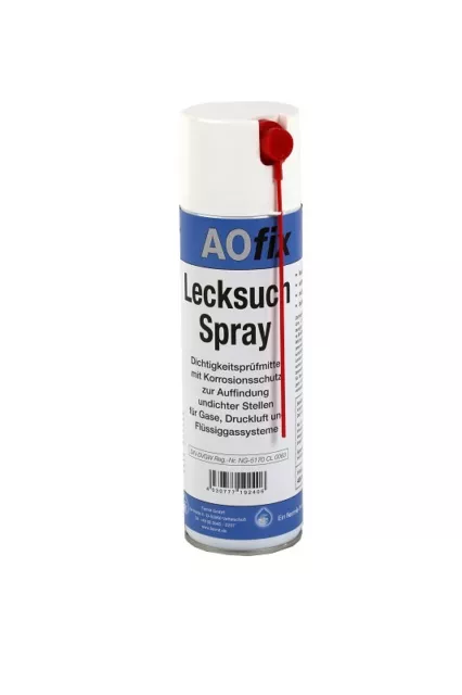 Lecksuchspray 400ml, Lecksucherspray, Lecksucher DIN-DVGW geprüft