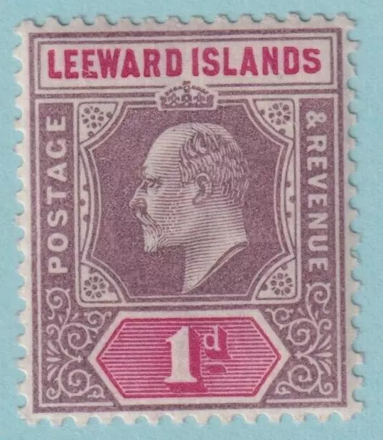 Leeward Islands 21 Mint Never Hinged Og** Damaged S Variety!- Umx