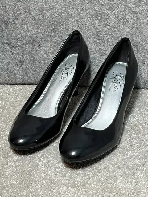 Life Stride Soft System Pump Kitten Heels 8.5M Parigi Slip On Black